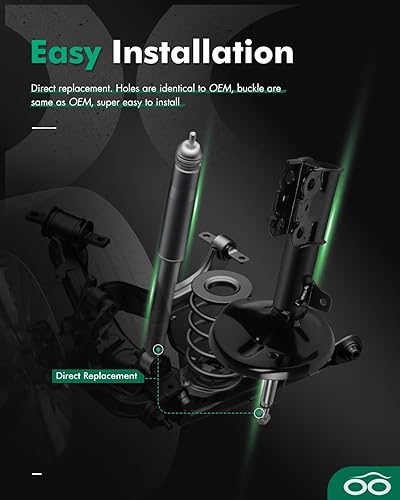 Miniatura 7 de SCITOO Juego de 2 amortiguadores delanteros para ES300, amortiguadores y puntales para 97 98 99 00 01 para Lexus ES300,97 98 99 00 01 02 03 para