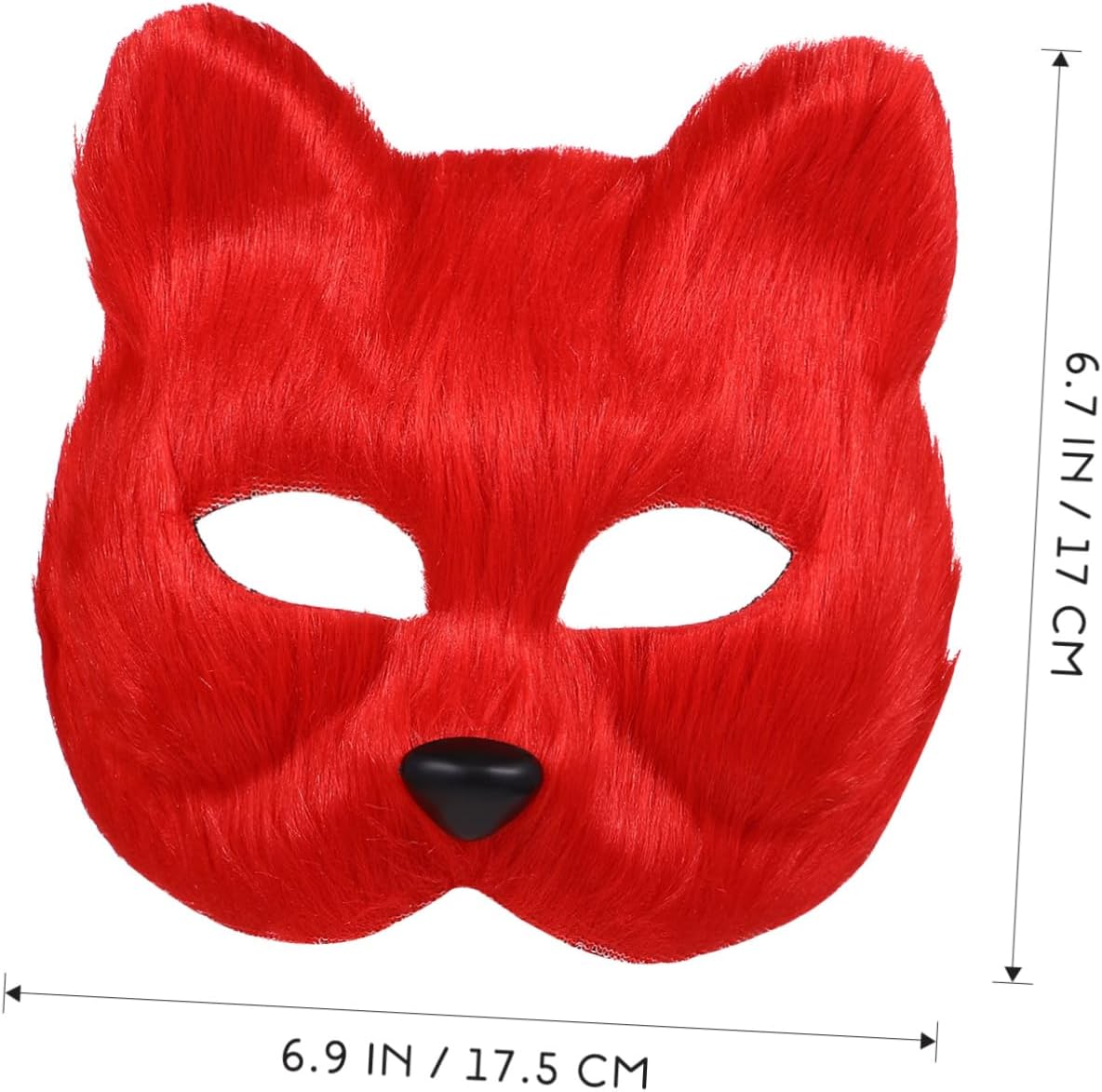 5pcs Party Mask Fly Mask Horse Animal Costume Cat Masks Bulk Jason Mask Cat Tail Costume Pup Mask Foxy Kitsune Mask Bunny Mask Simulation Fox Mask Plastic/362