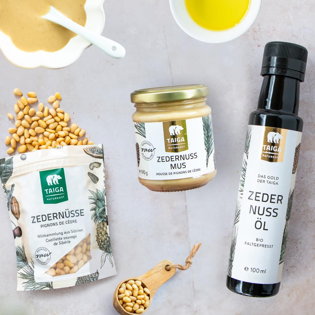 STARTER SET + Zedernüsse 70g + Zedernussmus + Zedernussöl