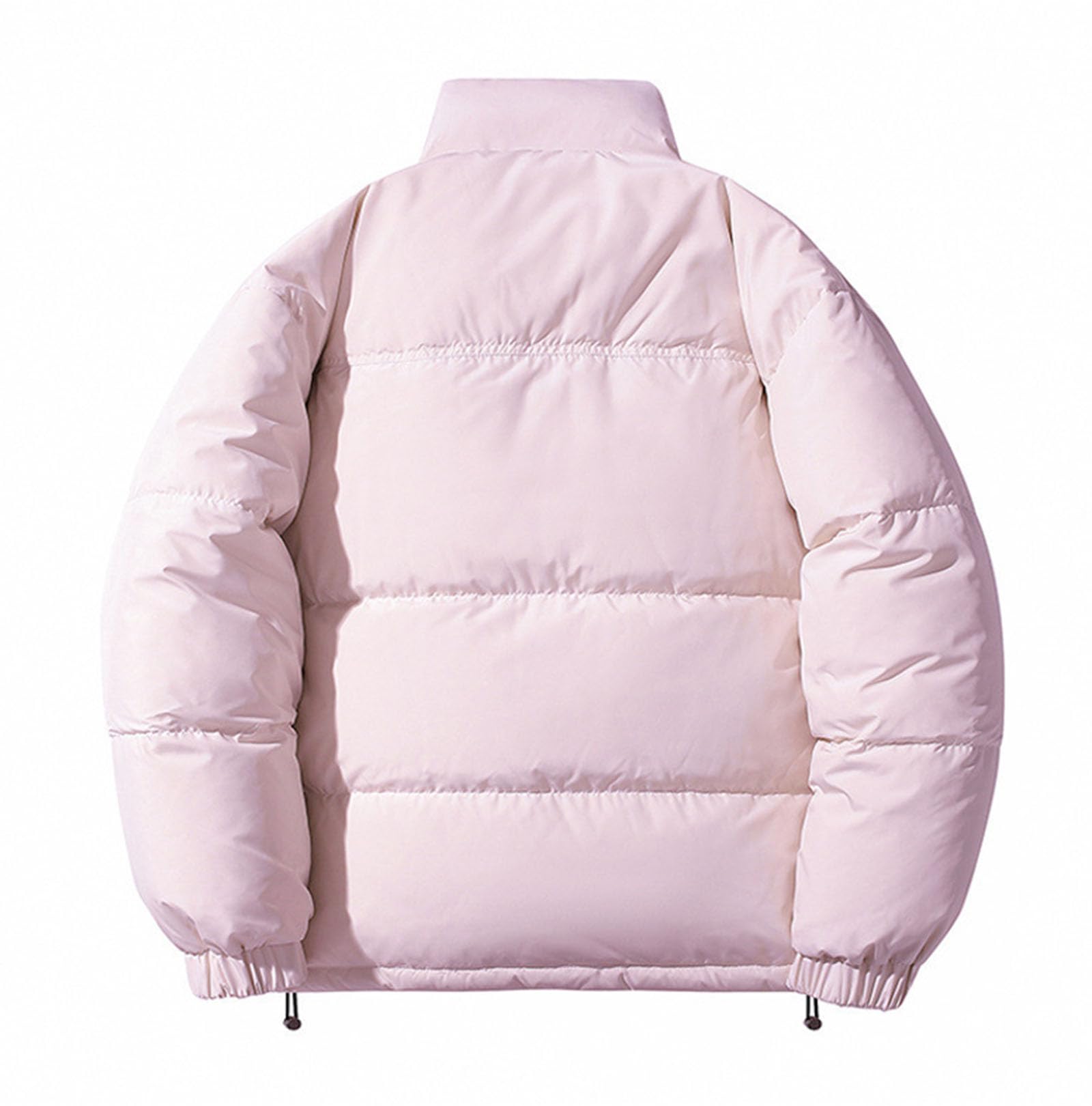 Doudoune légère d'hiver en Duvet pour Hommes Veste Doudoune isolée Manteau Bouffante pour Neige Ski randonnée Voyage,Rose,3XL