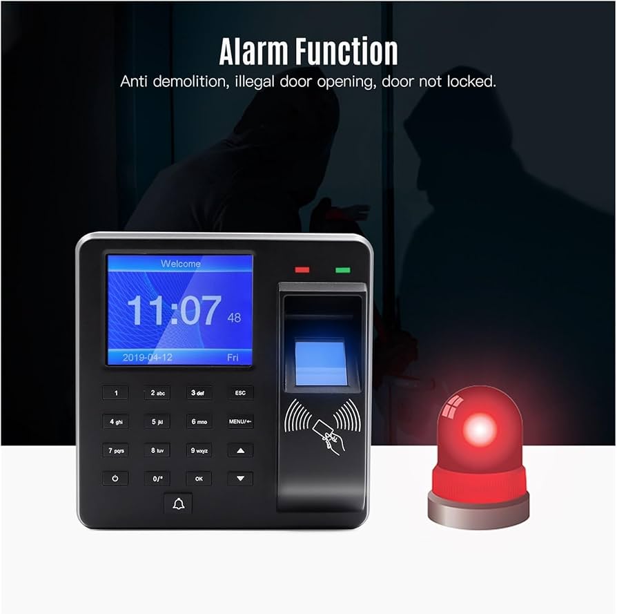 Amazon.co.jp: タイムカードレコーダー、 2.4 インチ勤怠管理機指紋