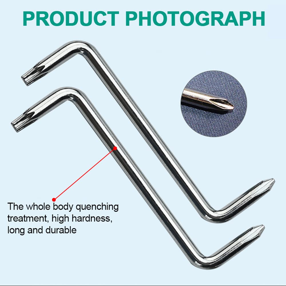 Hyper Tough 2Piece Offset Screwdrivers With Phillips And, 53 OFF