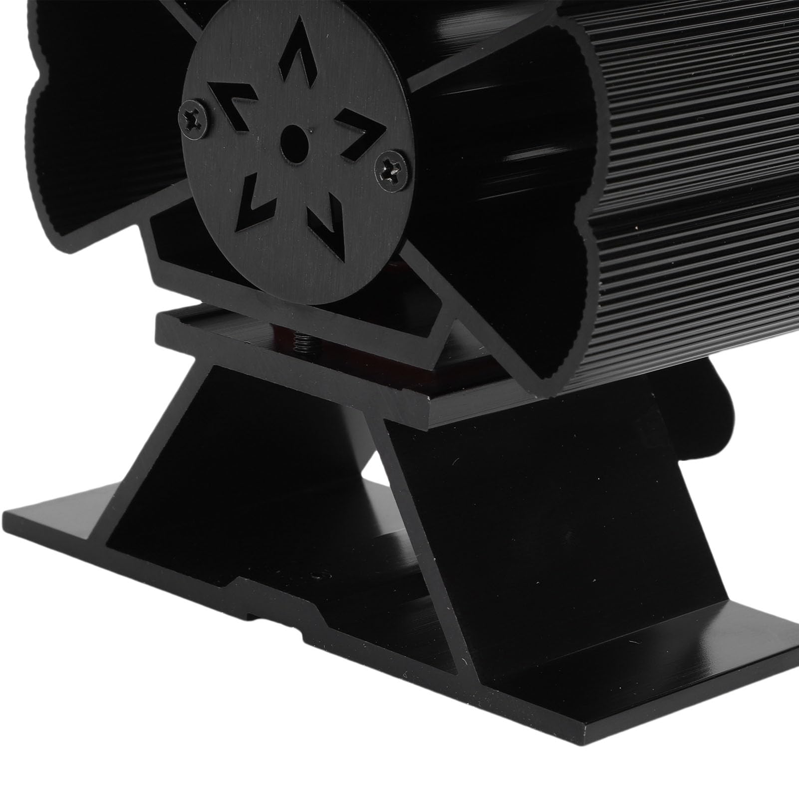 Yosoo Health Gear Ventilatore per Stufa a Legna Alimentato a Calore, Ventilatore Termico Non Elettrico a 6 Pale con Protezione Dal Surriscaldamento, Design Oscillante e Termometro