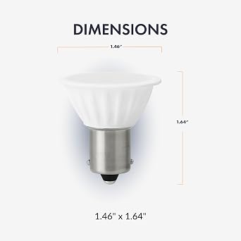 Newhouse Lighting 3w LED Gbf Elevator Bulb Ba15d Base 3000k (4-Pack)