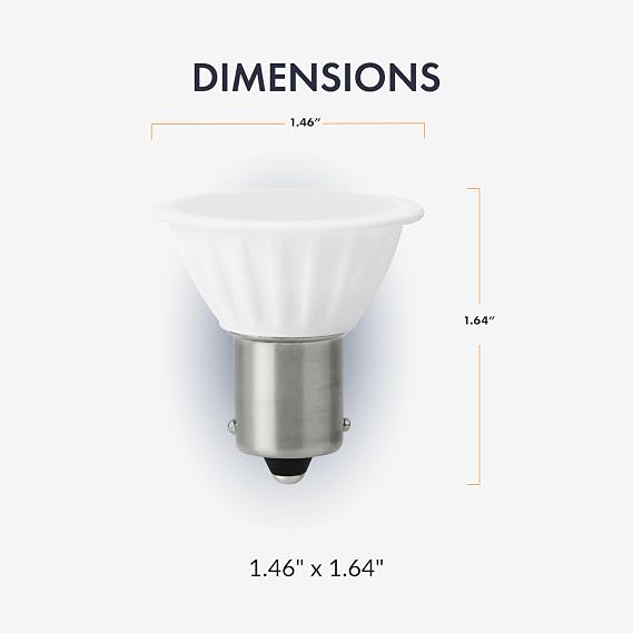 Newhouse Lighting 3w LED Gbf Elevator Bulb Ba15d Base 3000k (4-Pack)
