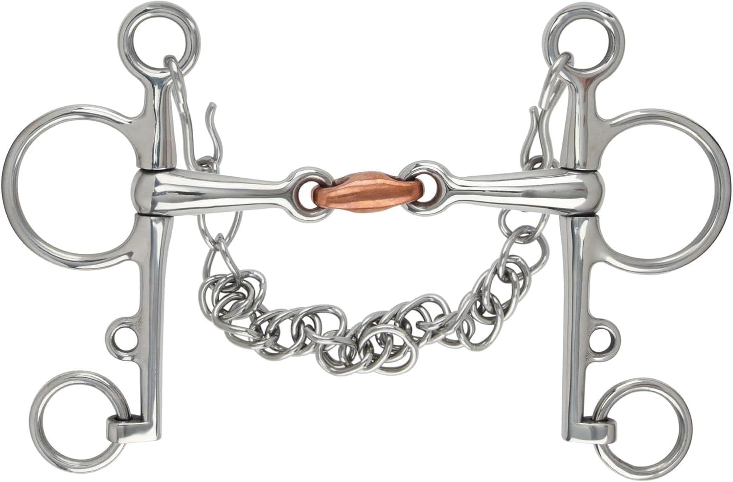 Shires Equestrian Double Jointed Copper Lozenge Pelham