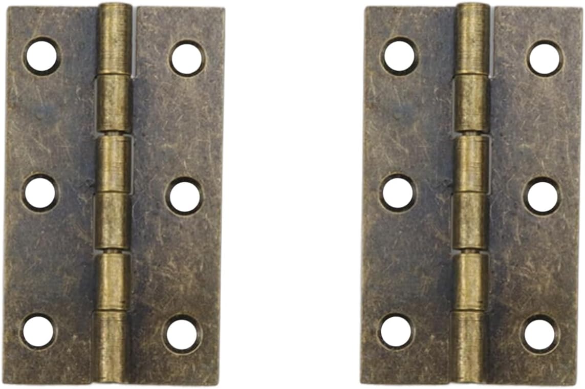 Pufguy 2pcs Antique Bronze Door Hinges Antique Door Hinges Interior