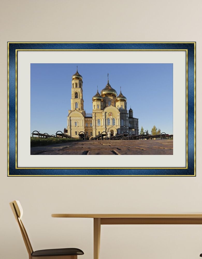 JVERF - JZZH09271 Russia Cathedral Orel Region Vyatskiy Posad Church| Self-Adhesive Painting | Frameless