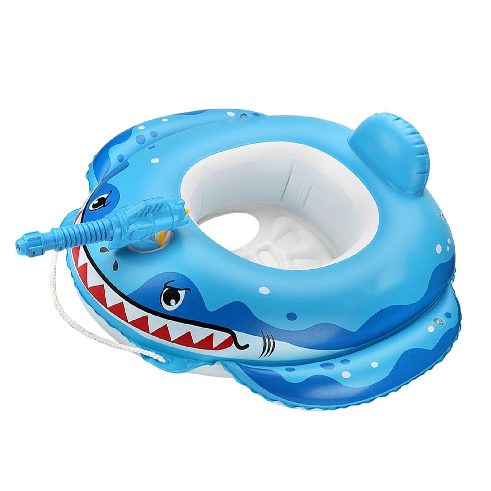 Piscina inflable para niños con chorro de agua para diversión en jardín 8