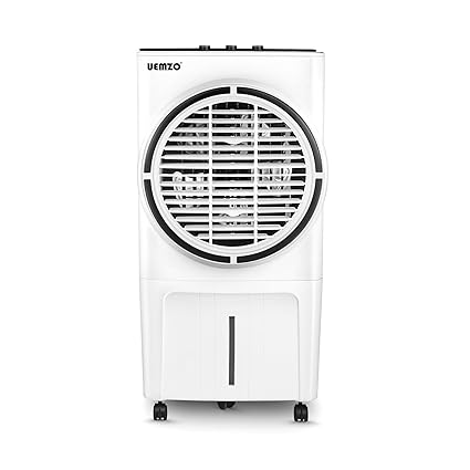 Portable Evaporative Air Cooler, Remote Control, White