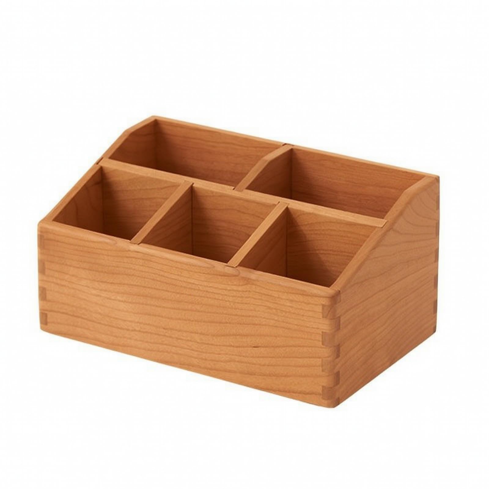 KESOTO Organizador Escritorio con Ranuras | Aspecto y Cálido, Organizador Escritorio con Compartimentos, Lápices, para Recepción, 240x150x85mm
