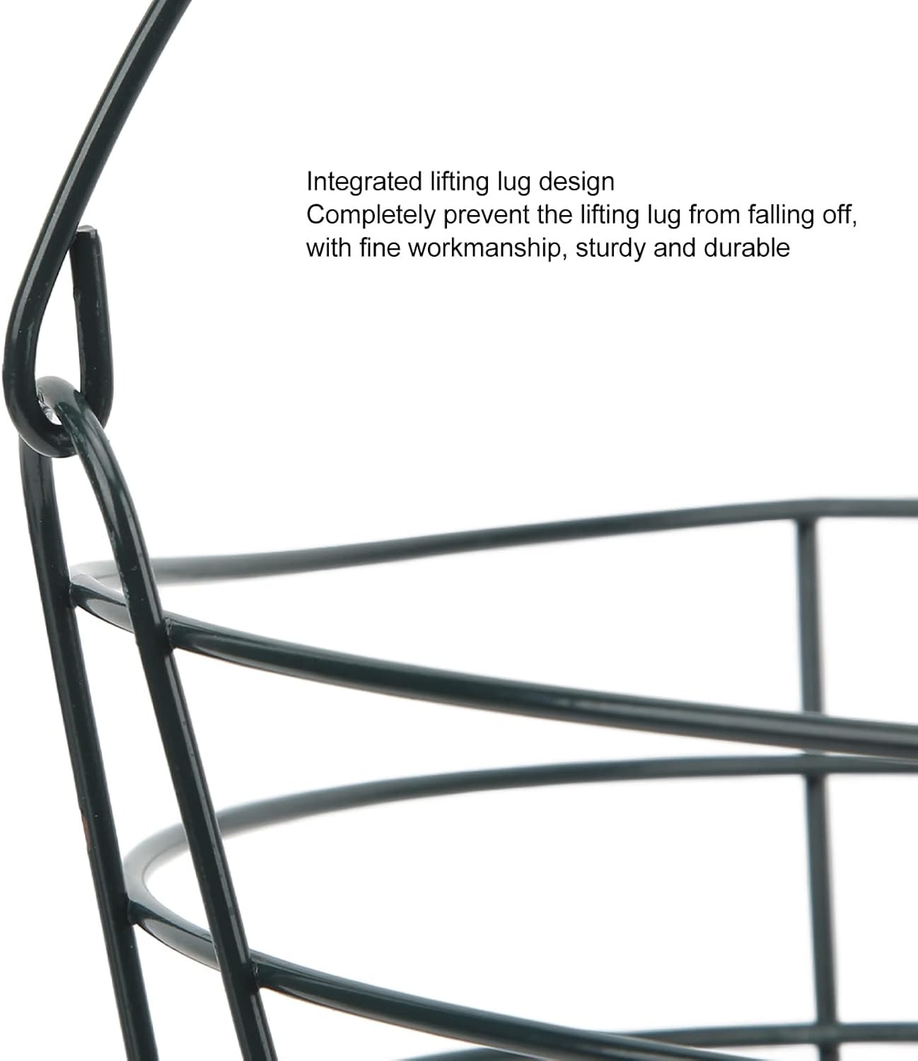 Golf Ball Storage Basket, Metal Bucket Golf, Lightweight Golf Ball Holder, Large Capacity Golf Basket Container, with Foldable Handle for Golf Course