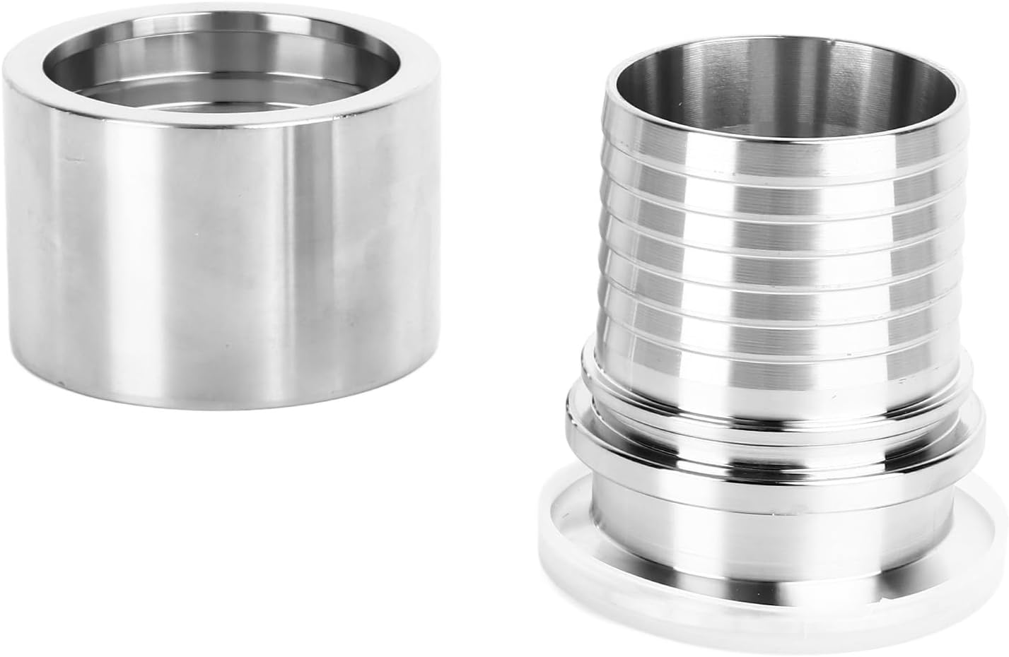 Stainless Steel Hose Adapter, 304 Stainless Steel Compression Joint, Quick Connect Fittings for Liquor Dairy Food Pharmaceuticals, Erosion Resistance with Socket, CNC Machined