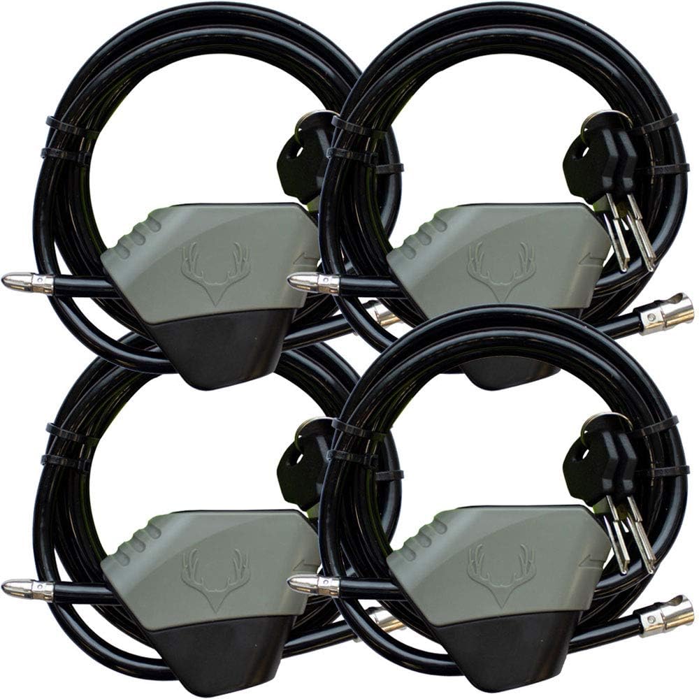 HME Cable Locks, 4 Pack