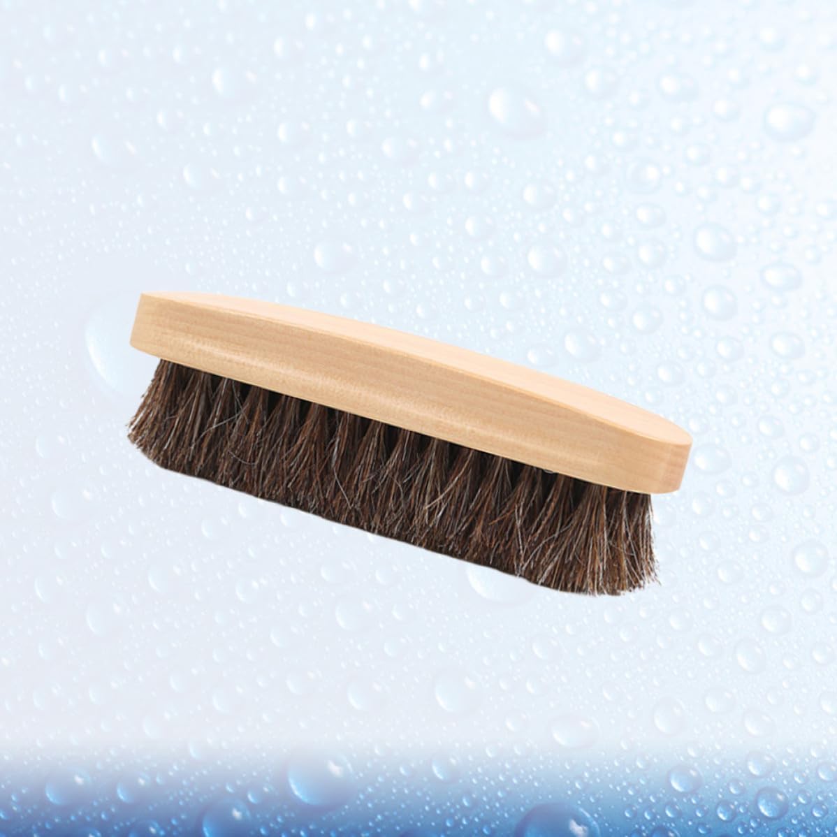 Wooden Handle Horse Hair Shoes Cleaning Brush for Men Women