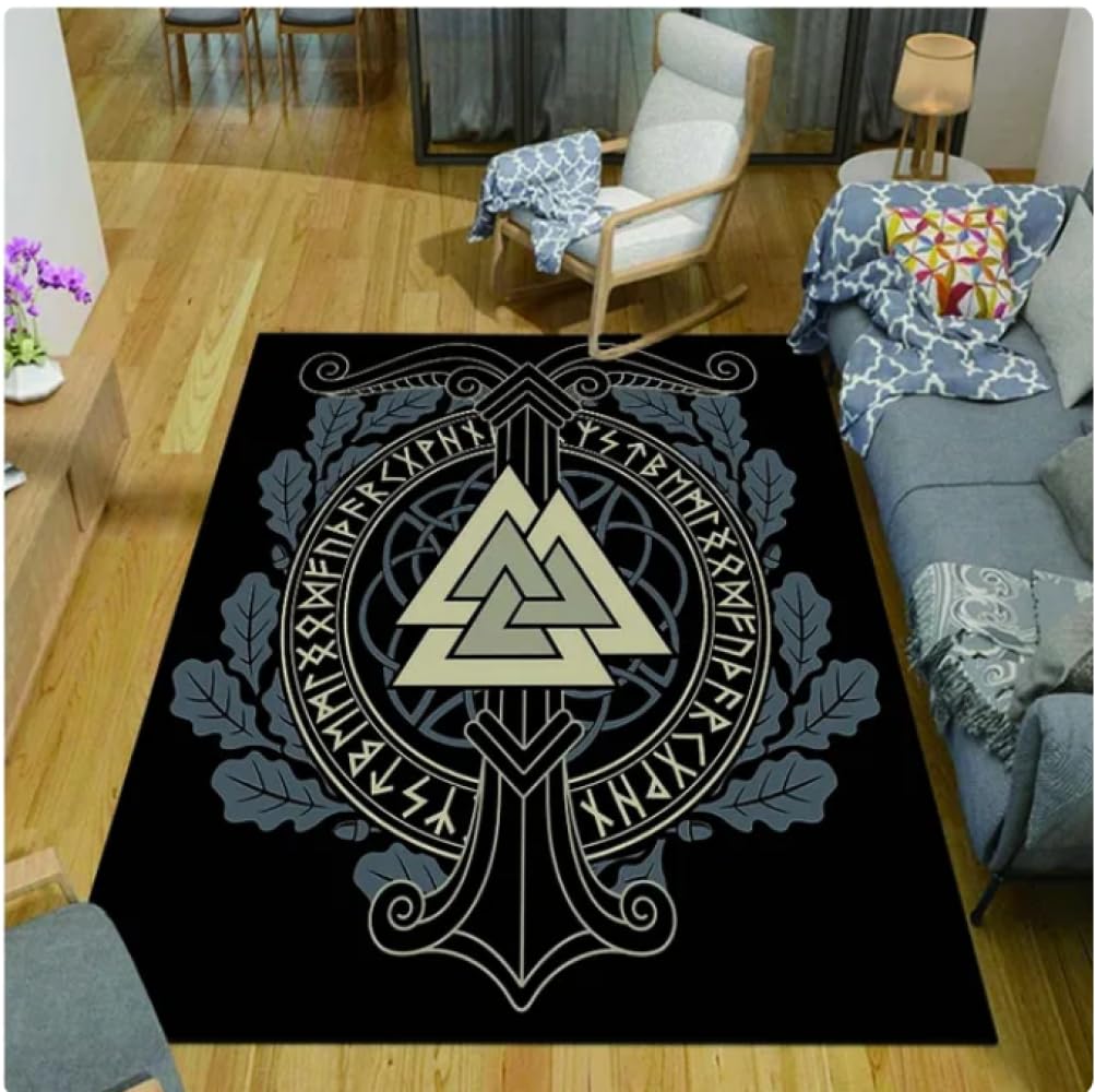 PASPRT Soggiorno Lettore CD Tappeto Musica Stampa Camera Soggiorno Tappeto Area Antiscivolo Tappeto Decorativo 140x200cm