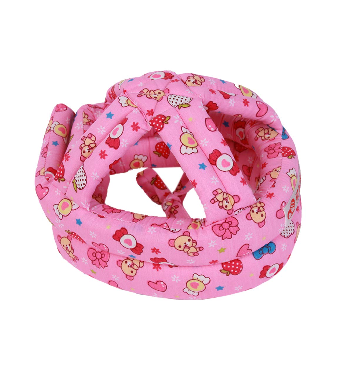 Futaba Adjustable Baby/Toddler Head Protection Helmet Cap-Pink 1