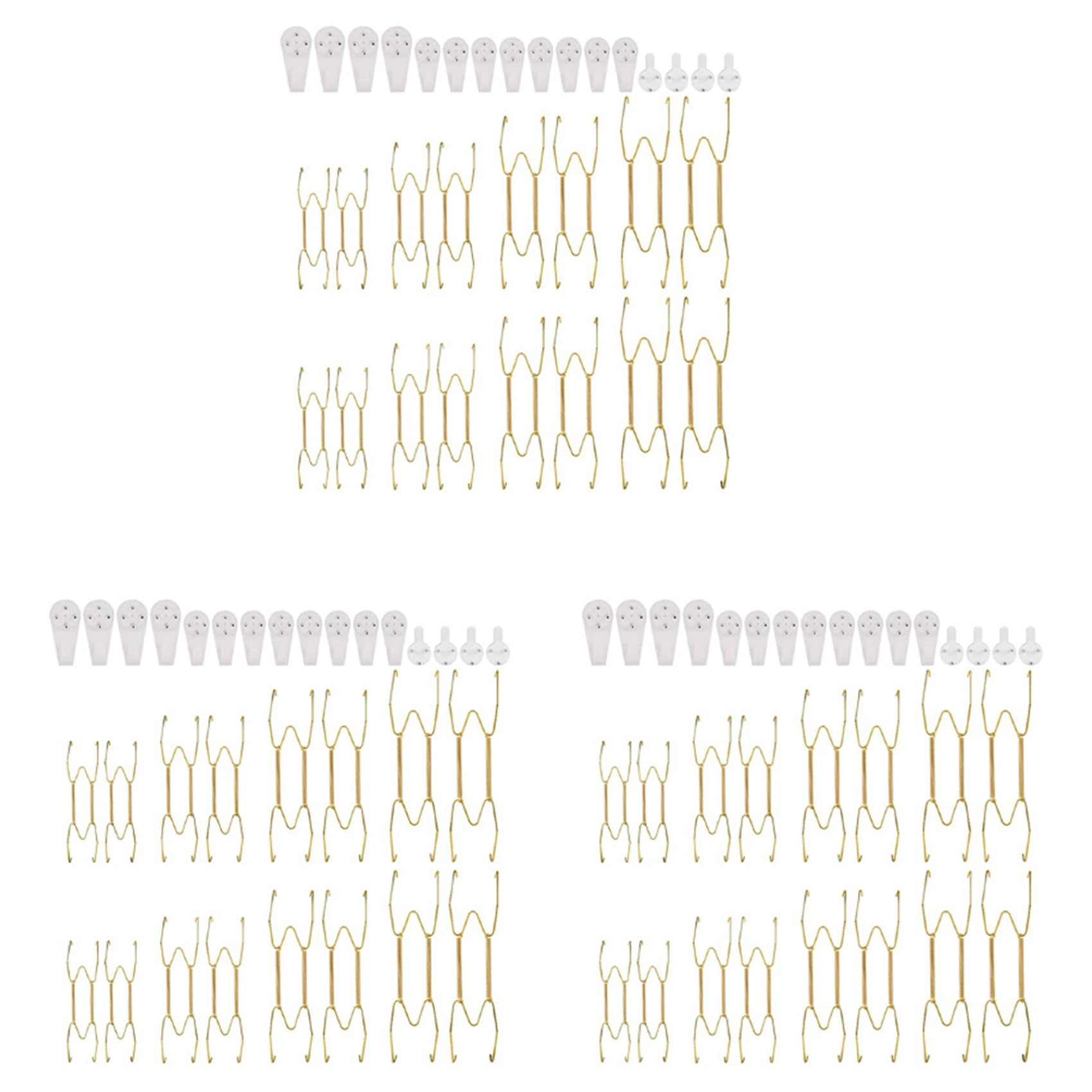 Hndhbfgrt 3X Plate Hangers for the Wall 6 8 10 12 Inch,Wall Plate Hangers Decorative Plate Hangers Wall Plate Holders