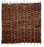 Papillon Premium Woven Willow Wicker Wattle Natural Hurdle Fence Privacy Panels Garden Screening Wooden Fencing 1.82m x 0.9m (6ft x 3ft)