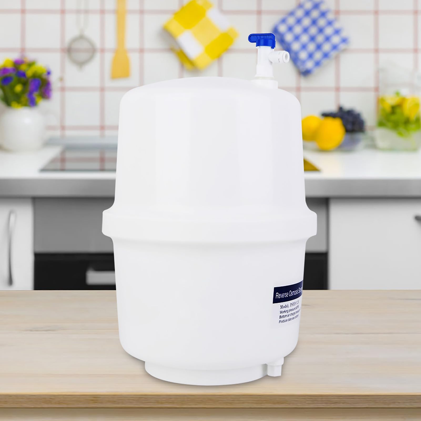 Tanque de Almacenamiento de Agua Presurizada con Válvula de Bola para Sistemas RO de ósmosis Inversa de 3,2 Galones