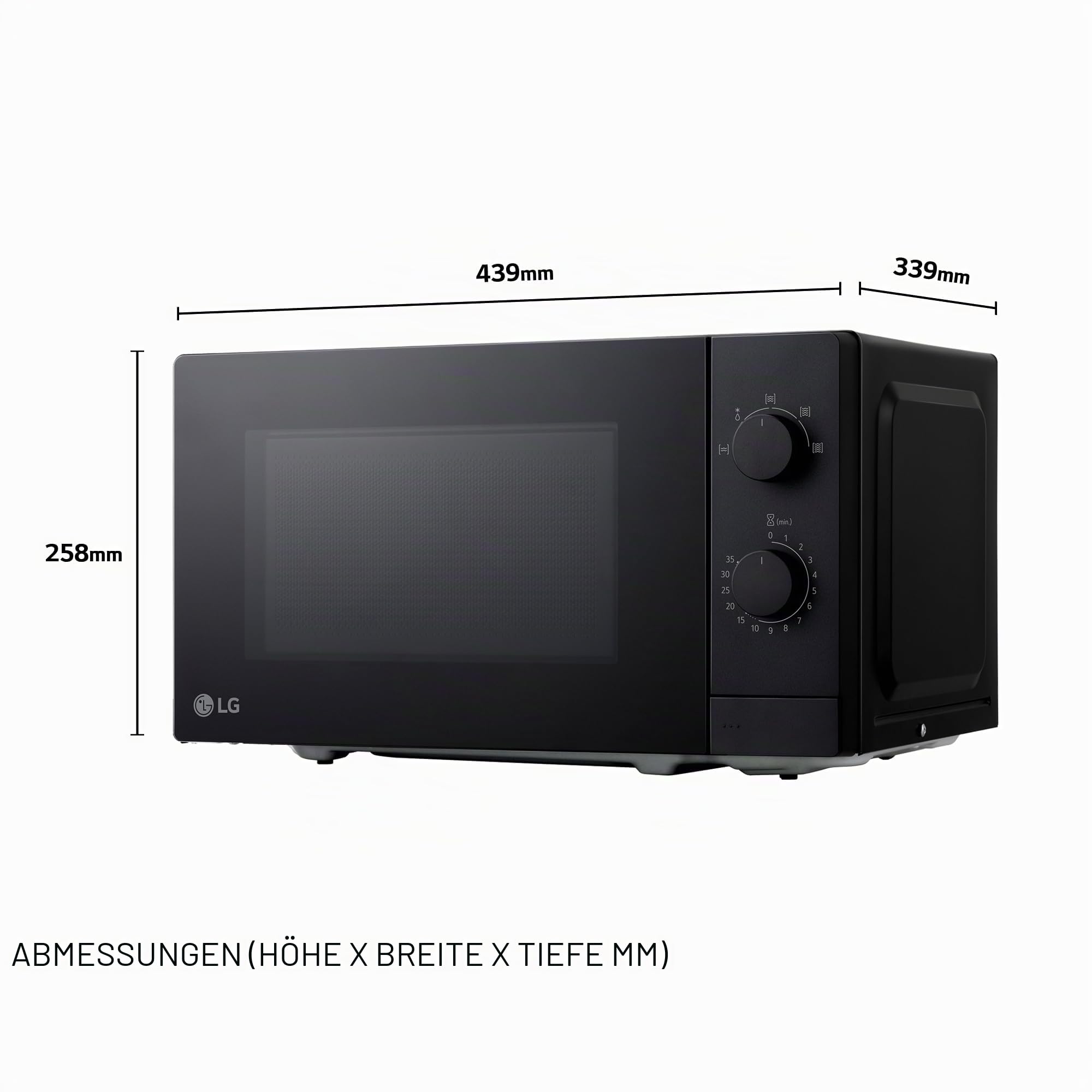 Micro-ondas LG 20L 700W Preto - MS2082F