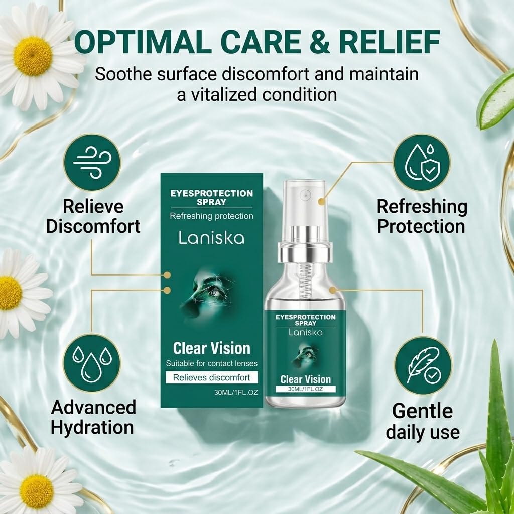 Lutein Eye Spray — Relieves Eye Fatigue, Hydrates & Moisturizes- 2 Bottles, 30ml Each