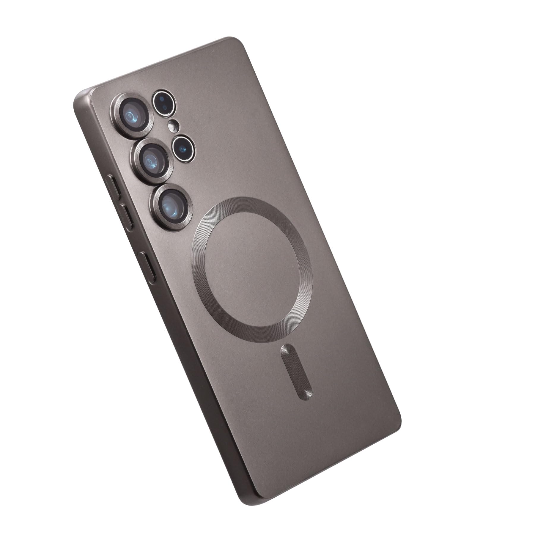 Yetagso Magnetic for Samsung Galaxy S25 Ultra Case,Soft Silicone Slim Fit Anti-Scratch Phone Case Cover with Camera Protection,Compatible with MagSafe