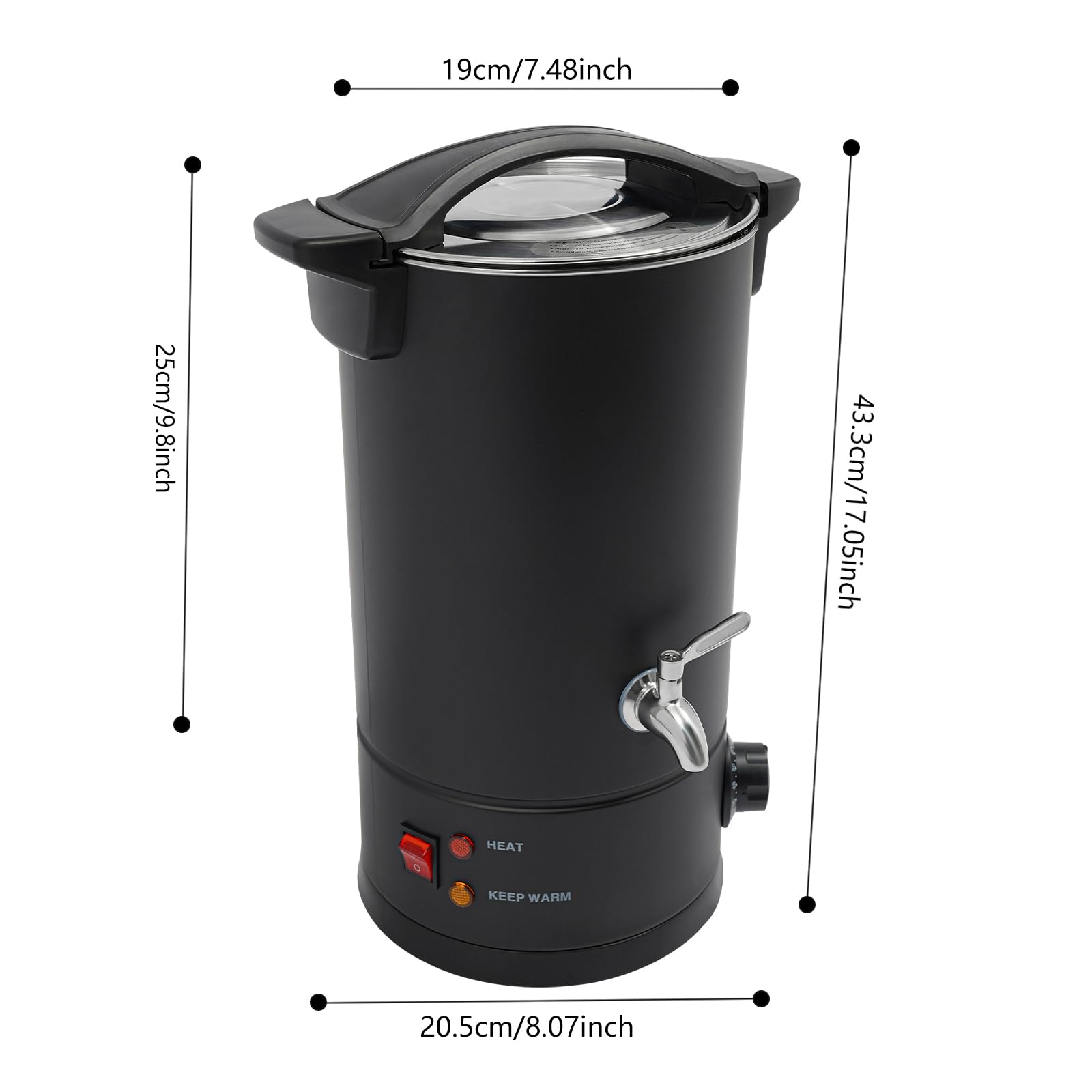 Wosk do topienia wosku 1800 W, 10 l, wosk do świec do samodzielnego