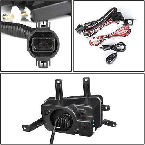 Miniatura 6 de Auto Dynasty Conjunto de luces antiniebla LED compatibles con Chevy GMC Tahoe Suburban 3500HD Yukon XL 2015-2020, repuesto de lámpara antiniebla,