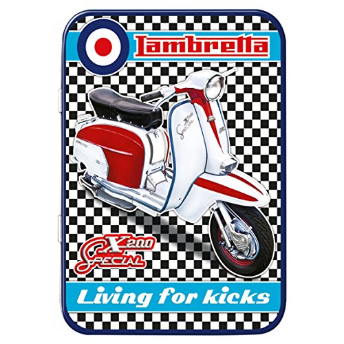 Red Hot Lemon Lambretta SX200 Chequer Keepsake