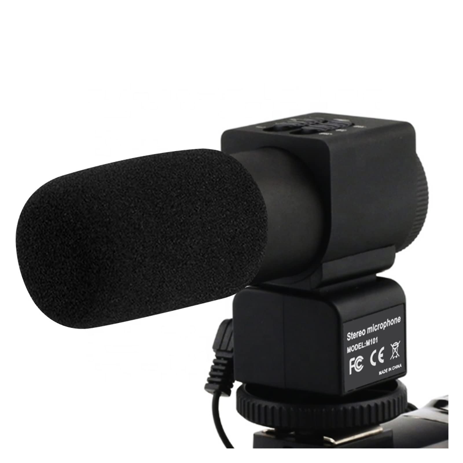 CVFRDD Camera And Video Microphone Professional Studio Digital Video Stereo Recording 3.5mm Microphones For Camera