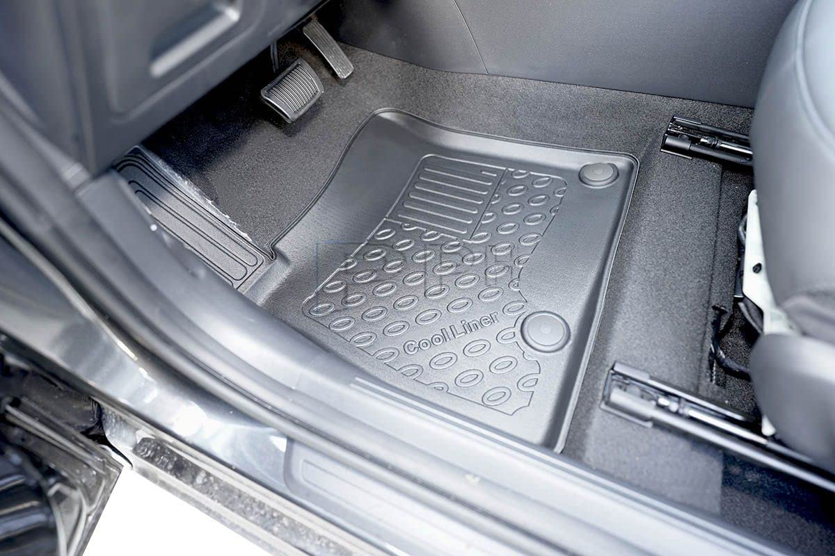 Set tappetini in gomma premium 3 pezzi neri per Kia Sorento 3 dal 15