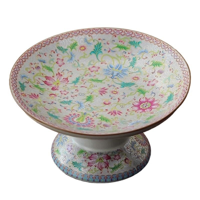 Tałek owocowy， Wysokiej klasy chińska ceramiczna przekąska z nóżkami, domowa herbata owocowa(Style1)