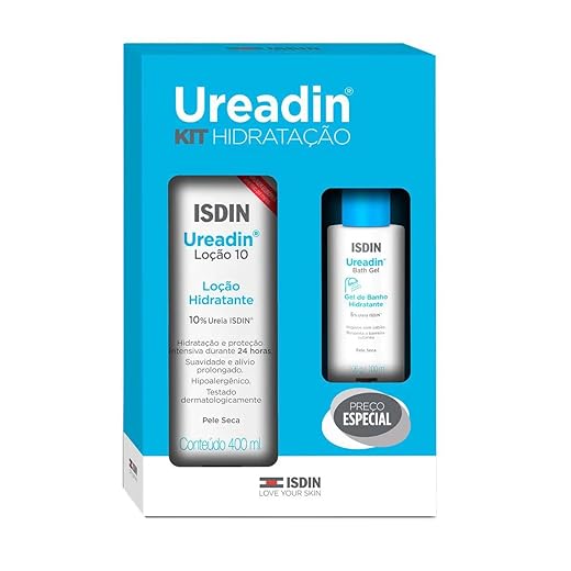Kit Loção Hidratante Corporal Isdin Ureadin 10% Ureia 400ml + Gel de Banho Hidratante 100ml