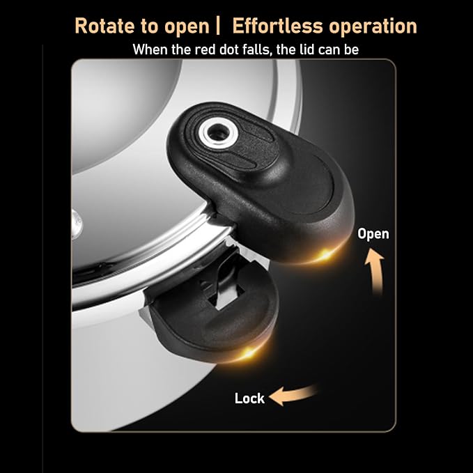 Olla a Presión Acero Inoxidable 10L Luqeeg miniatura 8