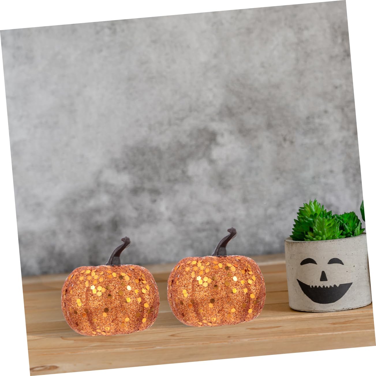 Abaodam 30stücke Künstliche Kürbis-Dekoration Teiliges Für Halloween Herbst Leichte Ornamente Für Tischdekoration Erntefest Dankfest