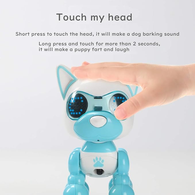 Juguete Perro Electrónico Interactivo Que Hace Sonidos y Movimientos miniatura 5
