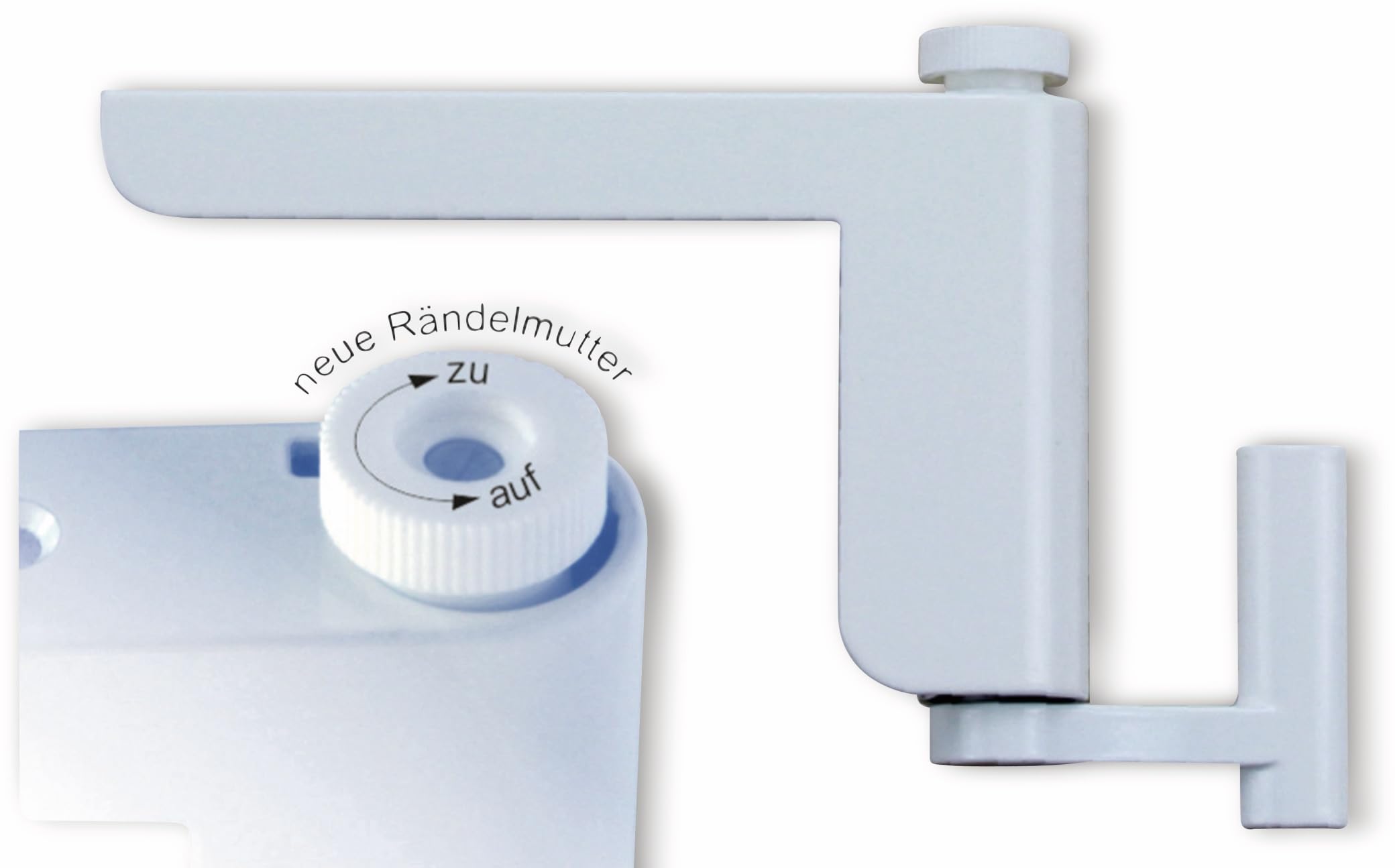 Clip Clove v3 Mini ferme-porte universel Blanc