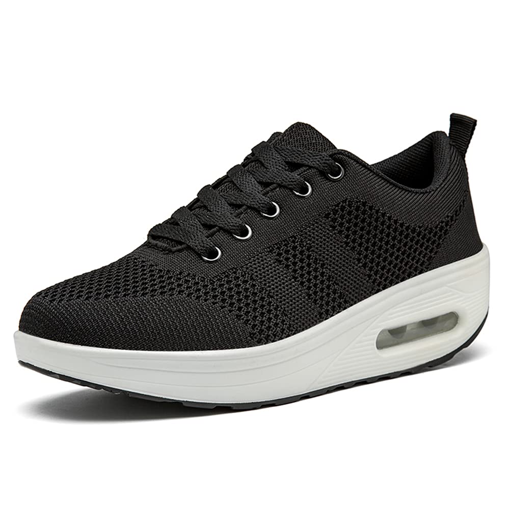 Femmes Minceur Taille Chaussures de Sport décontractées Plate-Forme Baskets pour Chaussures de Running sur Route Femme