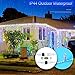 Christmas Lights Outdoor Decorations 410 LED 33ft 8 Modes Curtain Fairy String Light with 75 Drops, Clear Wire LED String Light Indoor Decor for Wedding Party Holiday Christmas Decorations Pure White