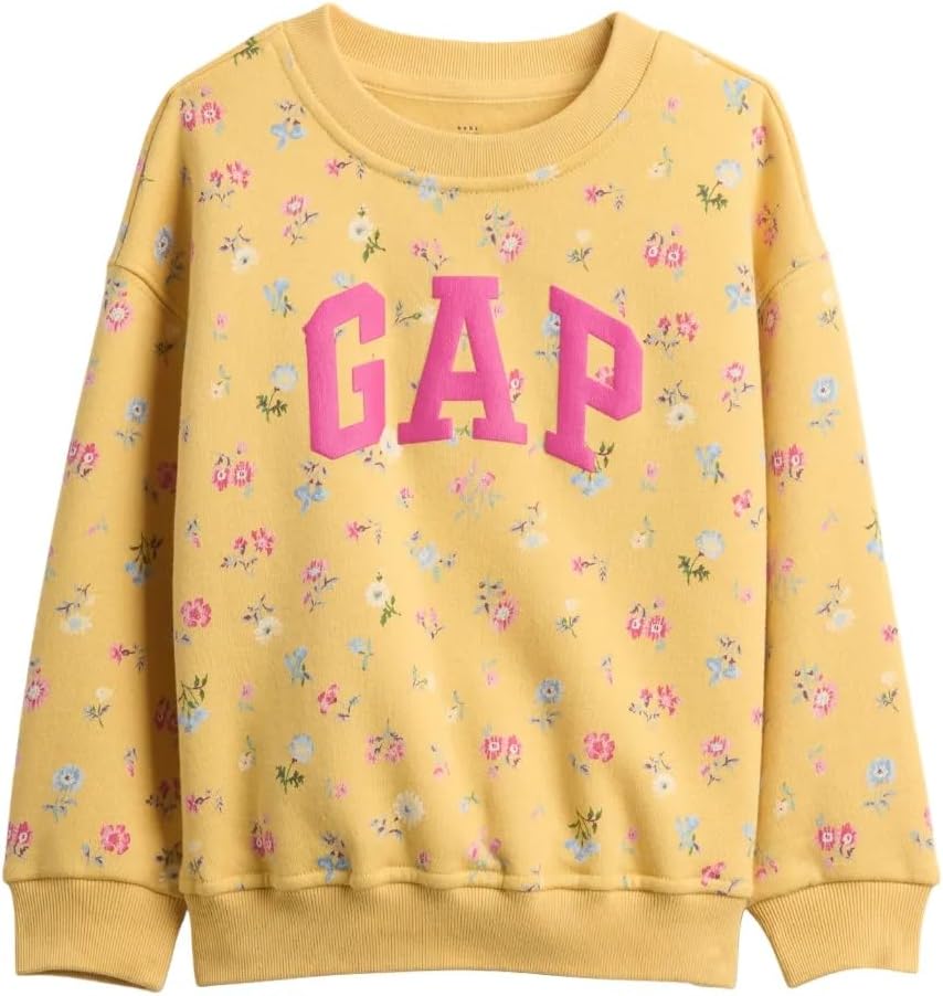 GAP unisex-child Logo Crew Sweatshirt