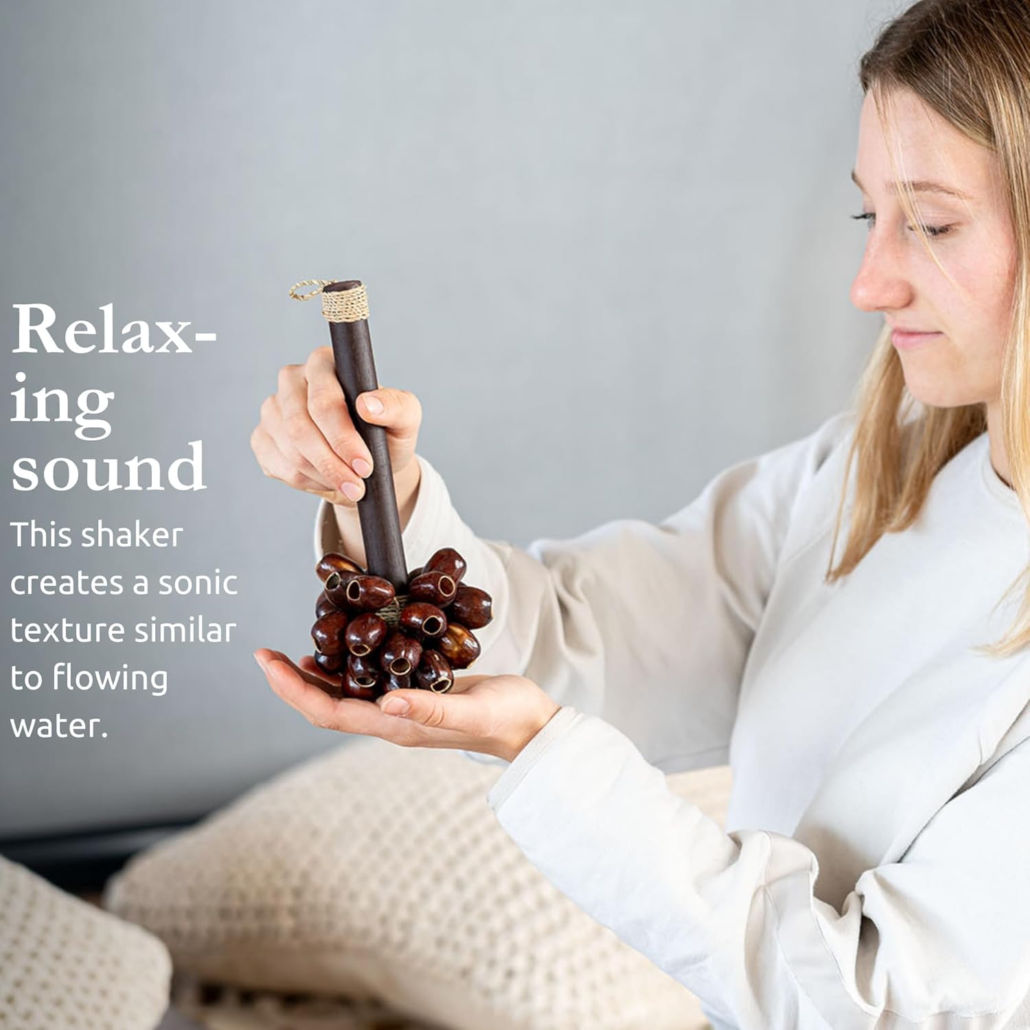 Image secondaire de Shaker à Tige Sonic Energy Pala - Accessoire Musical Naturel