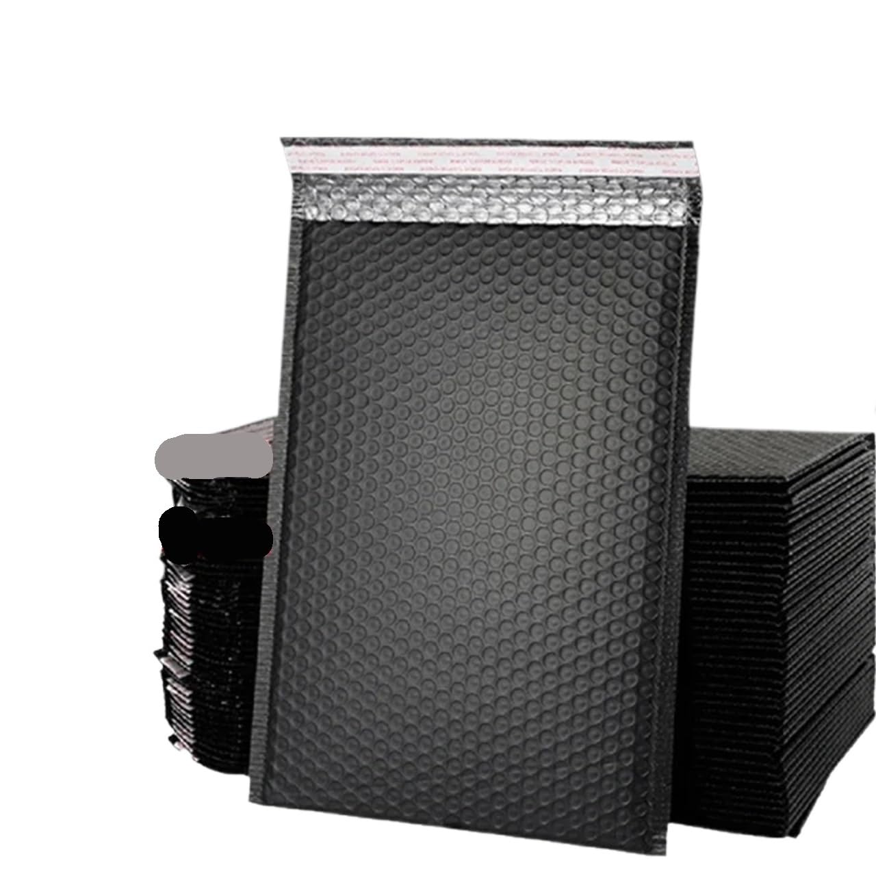 Self Sealing Bubble Cushion 20PCS Black Bubble Mailers Poly Mailer Self Seal Padded Envelopes Bags Packaging Envelope Shipping Bag 25x30cm(25x30cm-20pcs)