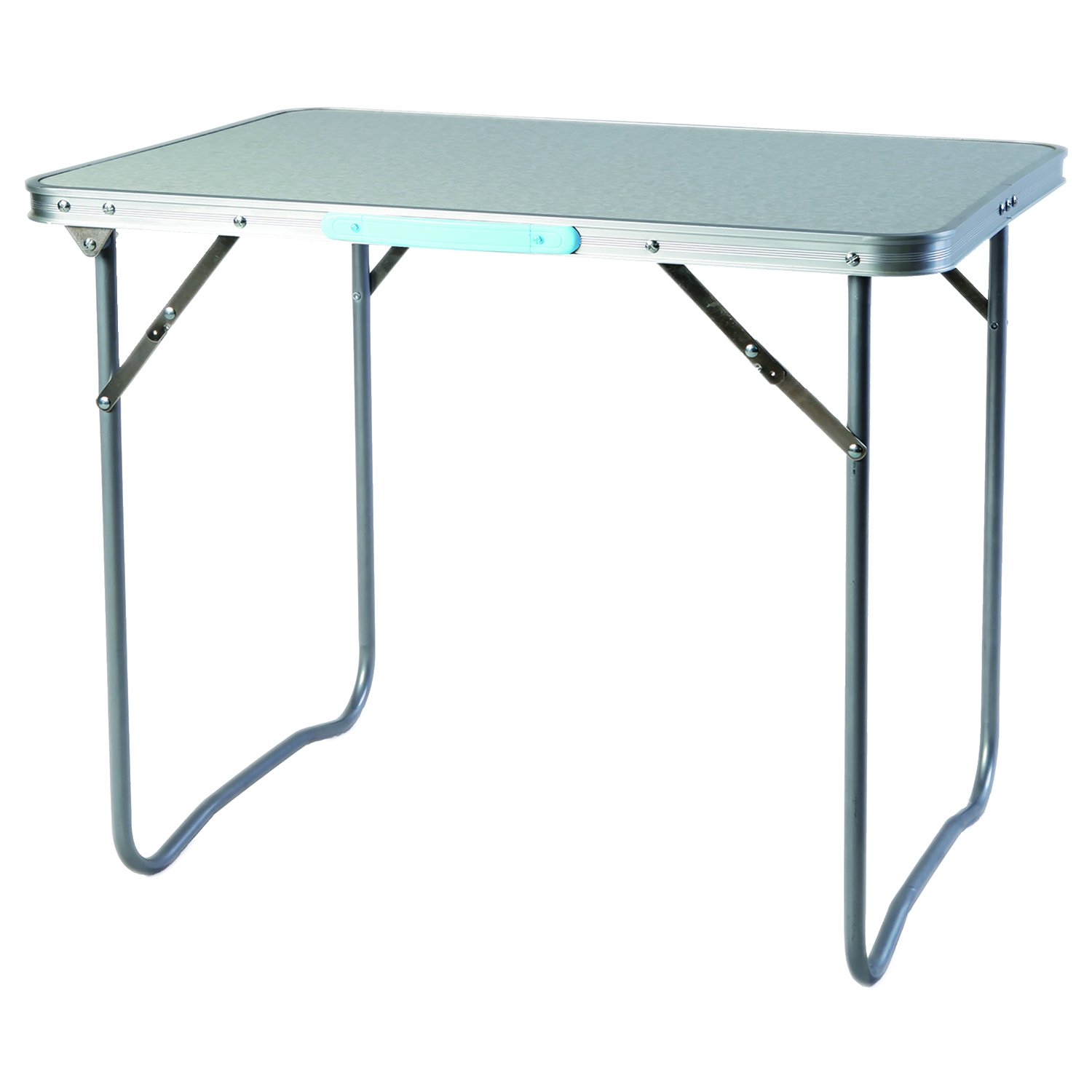 Mojawo 3 Pezzi. Set di mobili da Campeggio in Alluminio, 70 x 50 x 59 cm, 1 Tavolo da Campeggio con Maniglia e 2 sedie da Pescatore, sedie Pieghevoli da Campeggio, Rosa