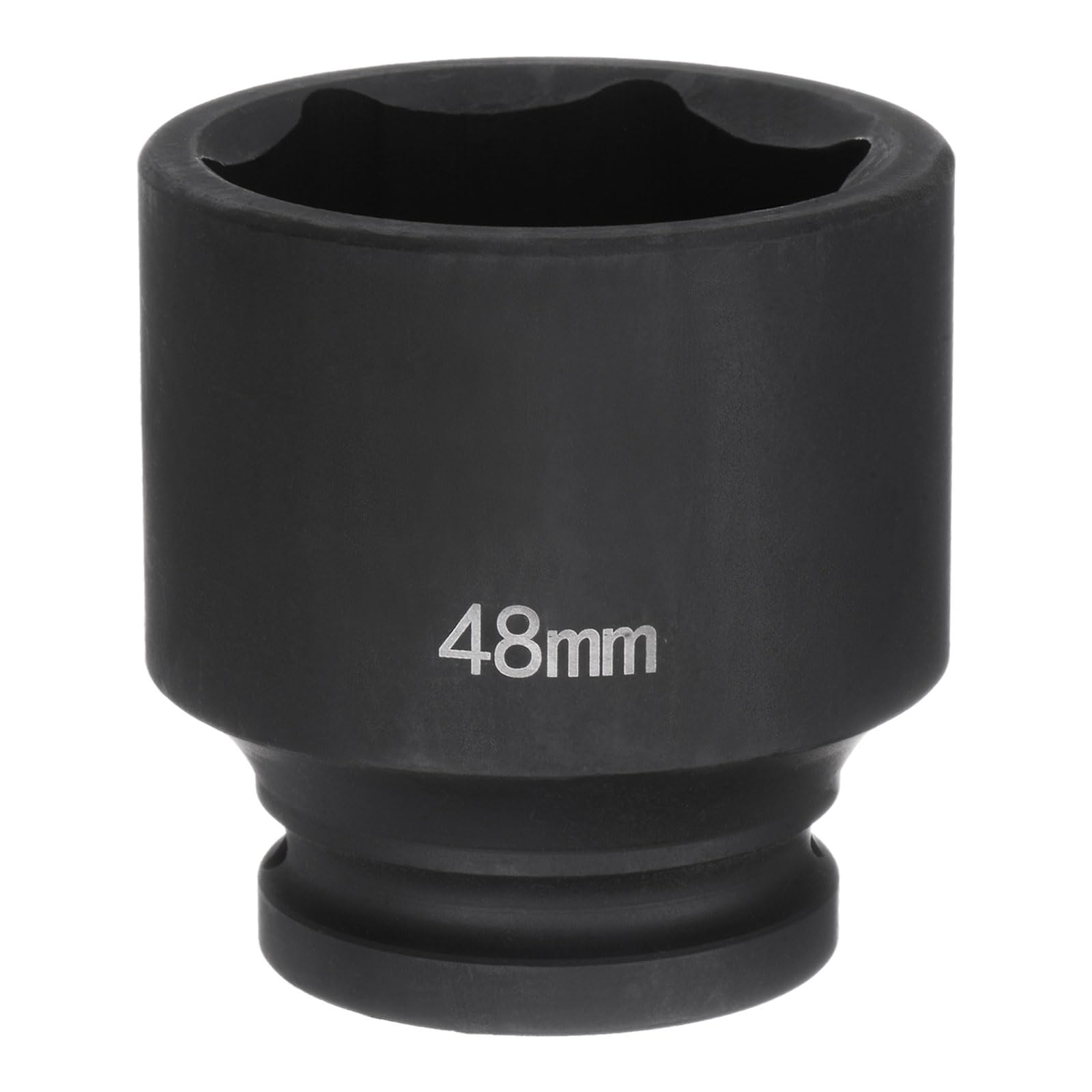HARFINGTON 6-Point Impact Socket 3/4" Drive 48mm Metric 40Cr Alloy Steel Spindle Axle Nut Impact Socket