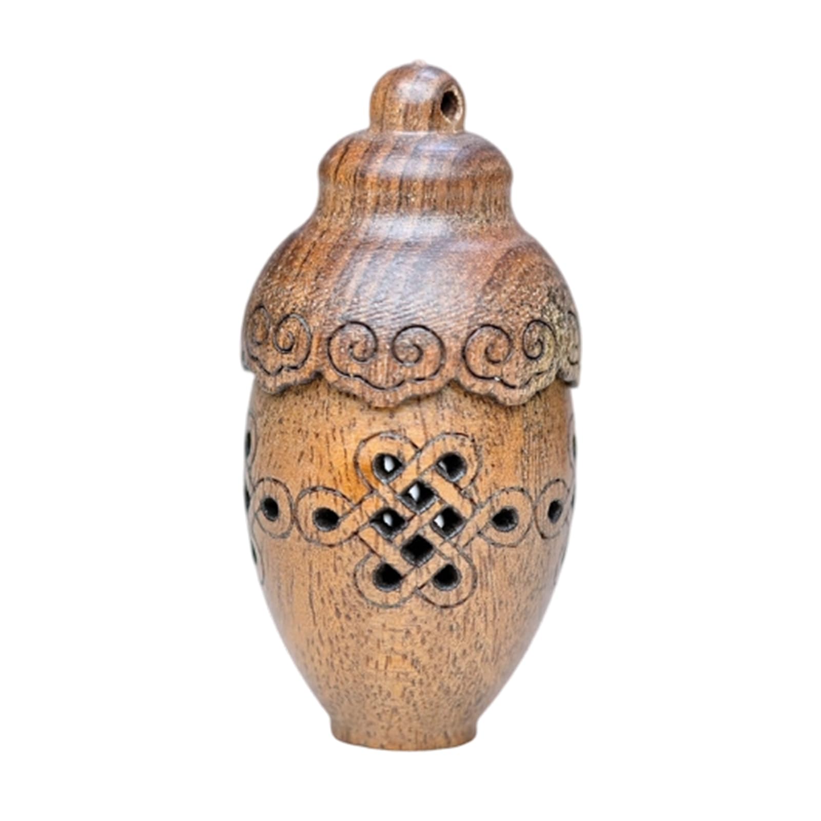 Tsophreniq Wooden Carving Scented Diffuser Pendant Bottle for Home Fragrances Decoration Aromatherapies Dispenser Hanging Charm Aromatherapies Diffuser Bottle