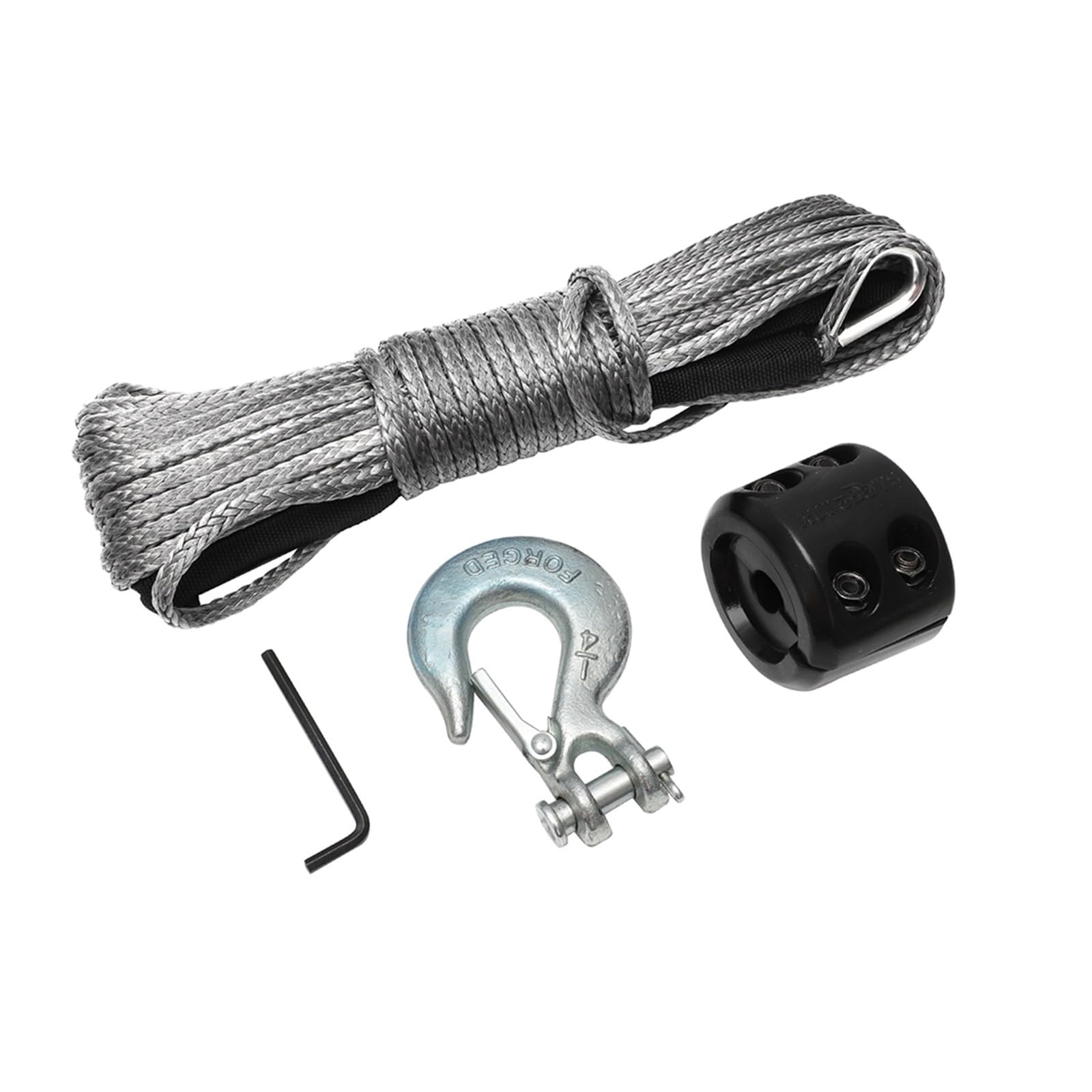 Corde de treuil synthétique 15M 8200LBS remorquage camion bateau 4WD