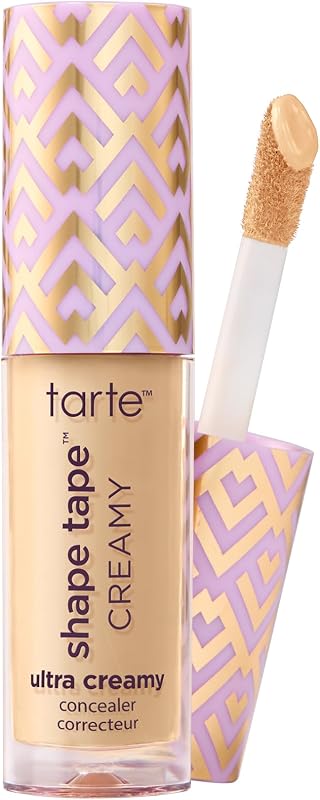 tarte shape tape creamy concealer – Full Coverage Makeup with Built-In Eye Cream, 24HR Hydrating Natural Moisturizing Matte Finish for Redness & Fine Lines, Vegan & Cruelty-Free
