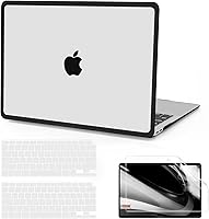 Vista 21 de B BELK Funda compatible con MacBook Air de 13 pulgadas 2022 2021 2020 2019 2018 A2337 M1 A2179 A1932 Touch ID, carcasa rígida de plástico mate