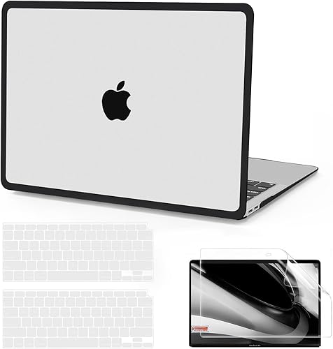 Miniatura 98 de B BELK Funda compatible con MacBook Air de 13 pulgadas 2022 2021 2020 2019 2018 M1 A2337 A2179 A1932 Touch ID, carcasa rígida de plástico para Verde